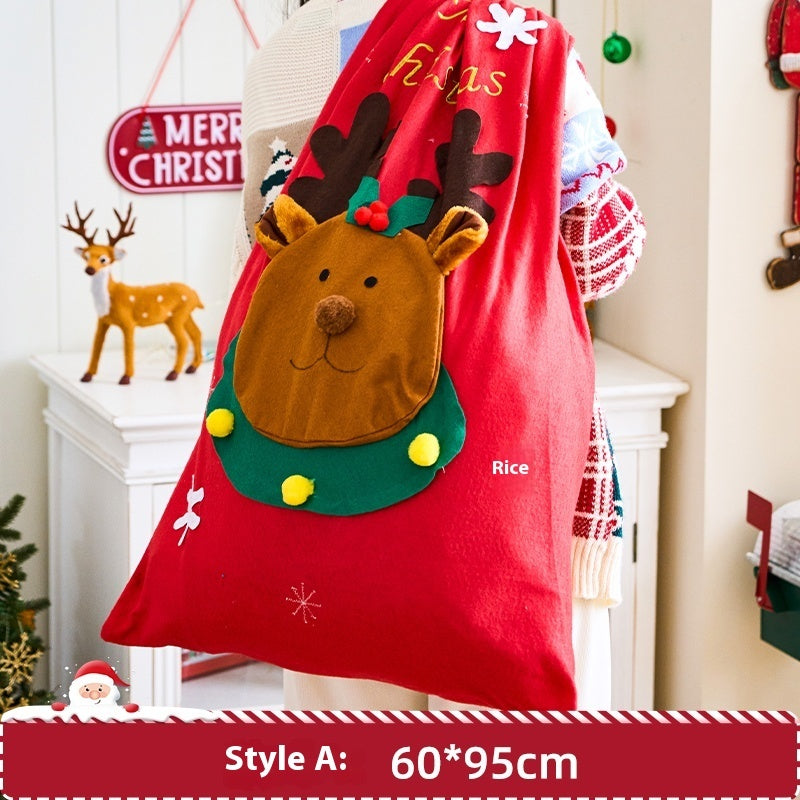 Santa Claus's Large Gift Bags Christmas Eve
