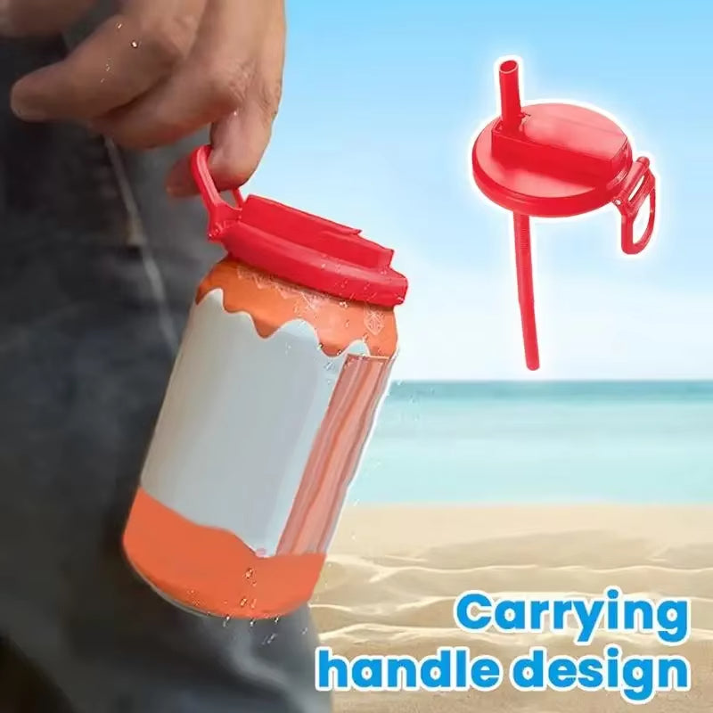 Reusable Soda Can Lid Straw Lid Can Stopper For Drinks
