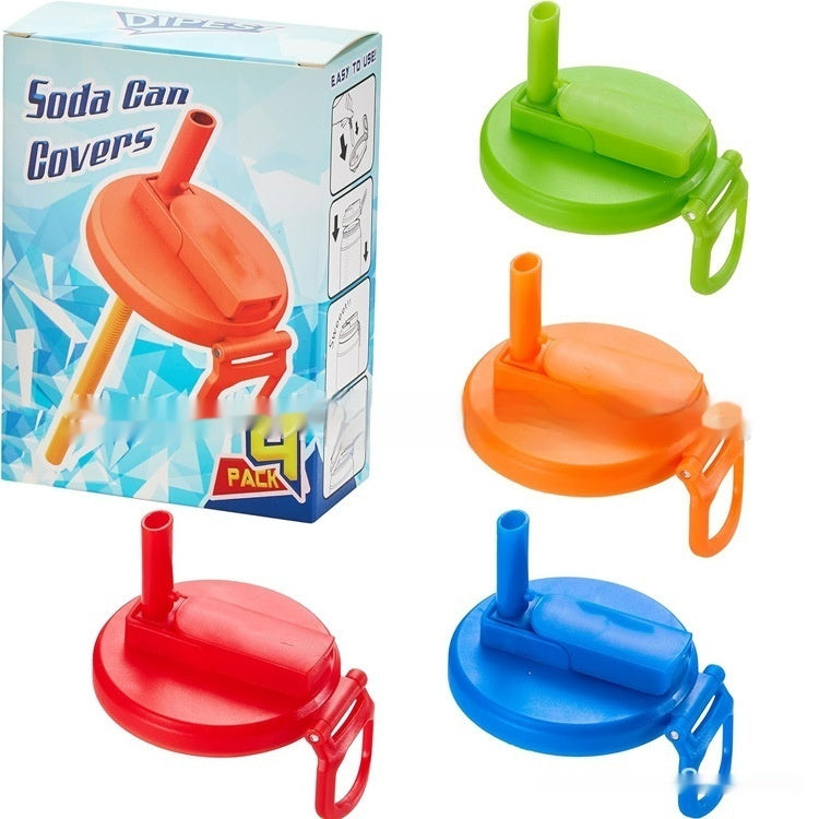 Reusable Soda Can Lid Straw Lid Can Stopper For Drinks