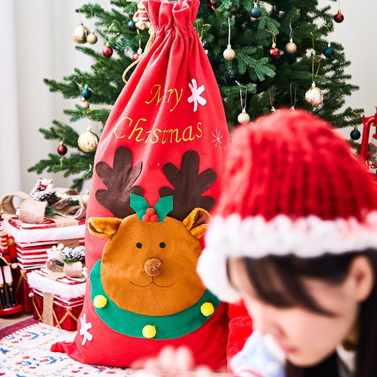 Santa Claus's Large Gift Bags Christmas Eve